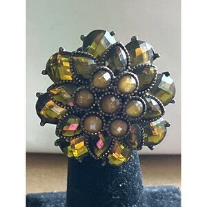 Green Resin Stretch Ring
